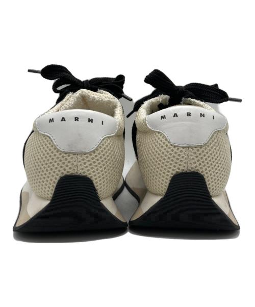 MARNI（マルニ）MARNI (マルニ) ビッグフット厚底スニーカー ベージュ×ホワイト サイズ:38の古着・服飾アイテム