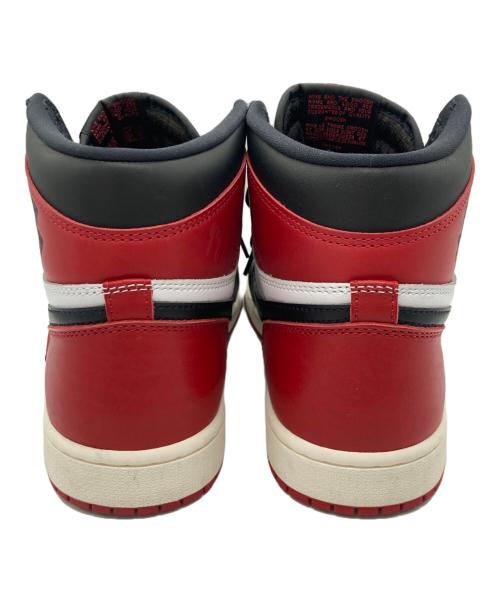 NIKE（ナイキ）NIKE (ナイキ) AIR JORDAN 1 RETRO HIGH OG ブラック×ホワイト サイズ:27の古着・服飾アイテム