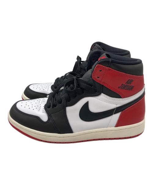 NIKE（ナイキ）NIKE (ナイキ) AIR JORDAN 1 RETRO HIGH OG ブラック×ホワイト サイズ:27の古着・服飾アイテム