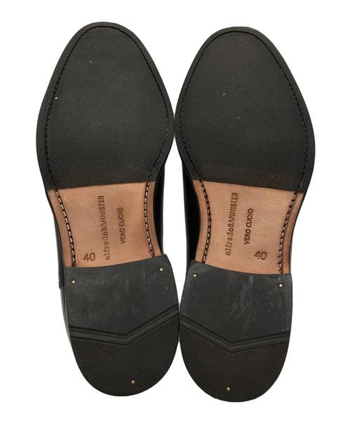 Alfredo BANNISTER（アルフレッドバニスター）Alfredo BANNISTER (アルフレッドバニスター) チェルシーブーツ ブラック サイズ:40の古着・服飾アイテム