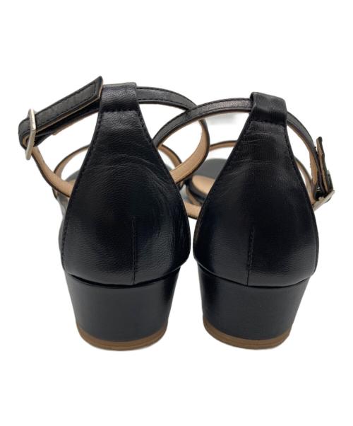 FABIO RUSCONI（ファビオルスコーニ）FABIO RUSCONI (ファビオルスコーニ) サンダル ブラック サイズ:36の古着・服飾アイテム