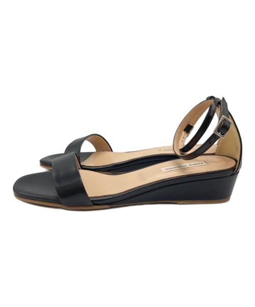 FABIO RUSCONI（ファビオルスコーニ）FABIO RUSCONI (ファビオルスコーニ) サンダル ブラック サイズ:36の古着・服飾アイテム