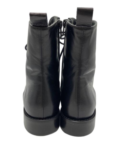 FABIO RUSCONI（ファビオルスコーニ）FABIO RUSCONI (ファビオルスコーニ) レザーブーツ ブラック サイズ:23cmの古着・服飾アイテム