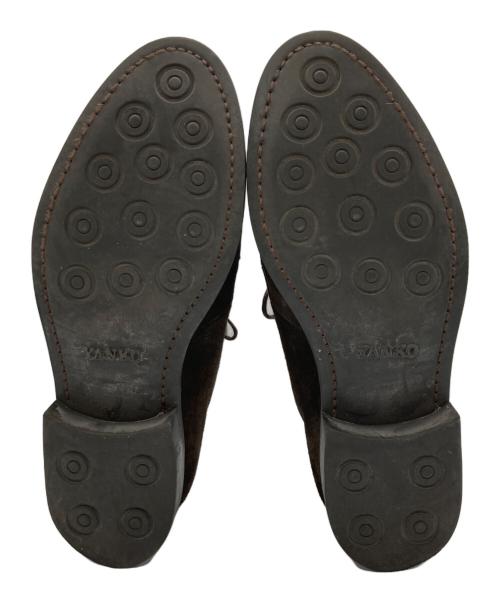 YANKO（ヤンコ）YANKO (ヤンコ) スウェード ドレスシューズ ブラウン サイズ:6の古着・服飾アイテム