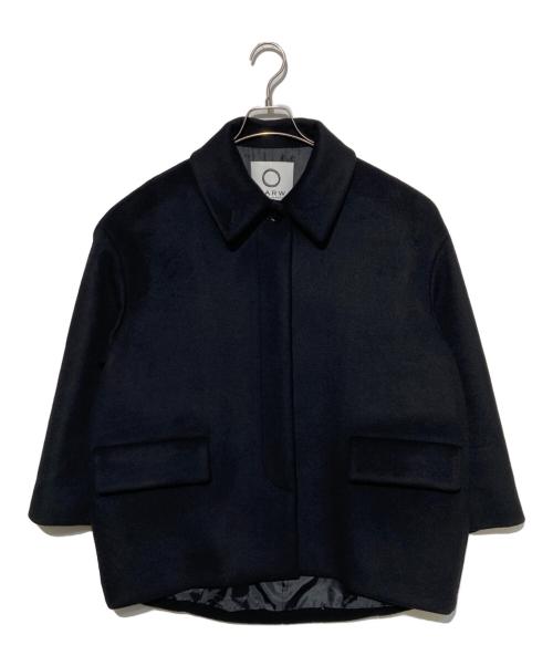 MARW UNITED ARROWS（マルゥ ユナイテッドアローズ）MARW UNITED ARROWS (マルゥ ユナイテッドアローズ) 2WAYコクーンコート ブラック サイズ:36の古着・服飾アイテム