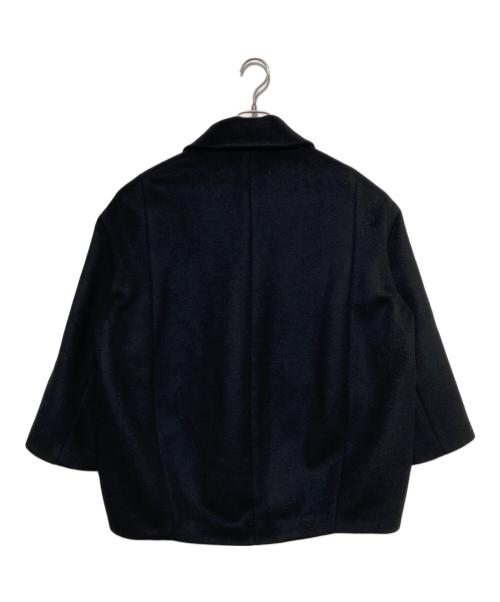 MARW UNITED ARROWS（マルゥ ユナイテッドアローズ）MARW UNITED ARROWS (マルゥ ユナイテッドアローズ) 2WAYコクーンコート ブラック サイズ:36の古着・服飾アイテム