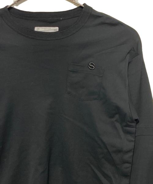 sacai（サカイ）sacai (サカイ) Cotton Jersey T-Shirt ブラック サイズ:1の古着・服飾アイテム