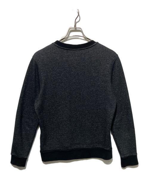 AMI Alexandre Mattiussi（アミアレクサンドルマテュッシ）AMI Alexandre Mattiussi (アミアレクサンドルマテュッシ) ロゴ刺繍スウェット ブラック サイズ:Sの古着・服飾アイテム