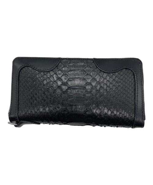 Norton（ノートン）Norton (ノートン) パイソンロングウォレット ブラックの古着・服飾アイテム