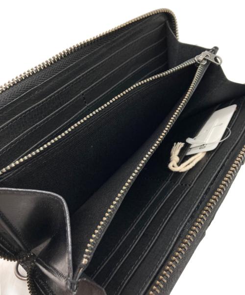 Norton（ノートン）Norton (ノートン) パイソンロングウォレット ブラックの古着・服飾アイテム