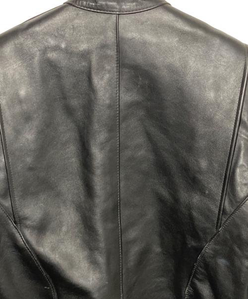 VANSON（バンソン）VANSON (バンソン) タイプBシングルライダースジャケット ブラック サイズ:38の古着・服飾アイテム