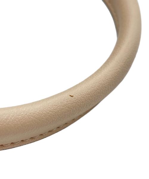 FRAY ID（フレイ アイディー）FRAY ID (フレイ アイディー) バイカラーリボンミドルバッグ ベージュの古着・服飾アイテム