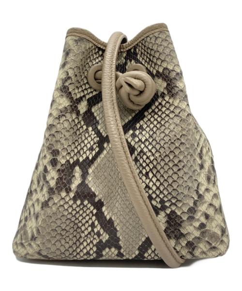 VASIC（ヴァジック）VASIC (ヴァジック) martinique (マルティニーク) Bond Mini パイソン柄 ショルダーバッグ グレーの古着・服飾アイテム