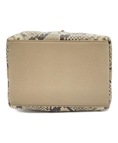 VASIC（ヴァジック）VASIC (ヴァジック) martinique (マルティニーク) Bond Mini パイソン柄 ショルダーバッグ グレーの古着・服飾アイテム