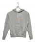 maison kitsune（メゾンキツネ）の古着「CHILLAX FOX PATCHプルオーバーパーカー」｜グレー