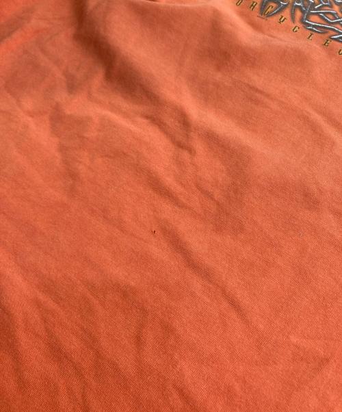HARLEY-DAVIDSON（ハーレーダビッドソン）HARLEY-DAVIDSON (ハーレーダビッドソン) ロングスリーブカットソー オレンジ サイズ:ＸＬの古着・服飾アイテム