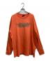 HARLEY-DAVIDSON（ハーレーダビッドソン）の古着「ロングスリーブカットソー」｜オレンジ