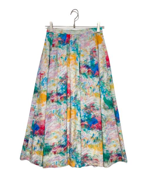 HERALBONY（ヘラルボニー）HERALBONY (ヘラルボニー) フレアスカート「無題(春)」 マルチカラー サイズ:Ｓの古着・服飾アイテム