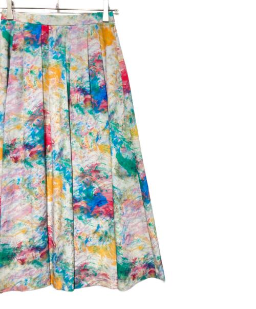 HERALBONY（ヘラルボニー）HERALBONY (ヘラルボニー) フレアスカート「無題(春)」 マルチカラー サイズ:Ｓの古着・服飾アイテム