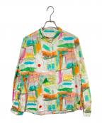 HERALBONYヘラルボニー）の古着「バンドカラーシャツ」｜マルチカラー