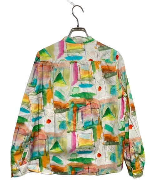 HERALBONY（ヘラルボニー）HERALBONY (ヘラルボニー) バンドカラーシャツ マルチカラー サイズ:MLの古着・服飾アイテム