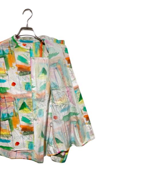 HERALBONY（ヘラルボニー）HERALBONY (ヘラルボニー) バンドカラーシャツ マルチカラー サイズ:MLの古着・服飾アイテム