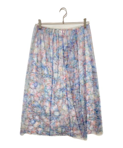 HERALBONY（ヘラルボニー）HERALBONY (ヘラルボニー) チュールスカート「かお」 マルチカラー サイズ:なしの古着・服飾アイテム