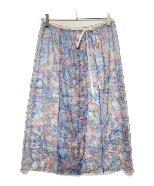 HERALBONY（ヘラルボニー）HERALBONY (ヘラルボニー) チュールスカート「かお」 マルチカラー サイズ:なしの古着・服飾アイテム