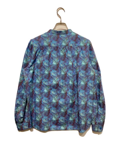 HERALBONY（ヘラルボニー）HERALBONY (ヘラルボニー) バンドカラーシャツ ブルー サイズ:MLの古着・服飾アイテム