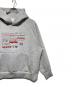 中古・古着 HERALBONY (ヘラルボニー) フーディ「marina-moji10」 グレー サイズ:L：8000円