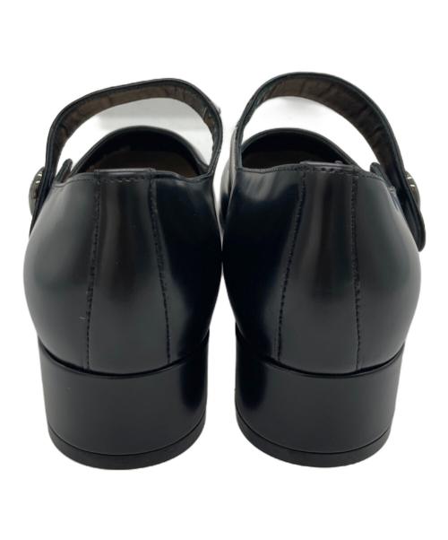 Christian Dior（クリスチャン ディオール）Christian Dior (クリスチャン ディオール) レザーストラップパンプス ブラック サイズ:36 1/2の古着・服飾アイテム