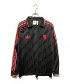 adidasアディダス）の古着「LIFESTYLE L/Sジャージー」｜ブラック