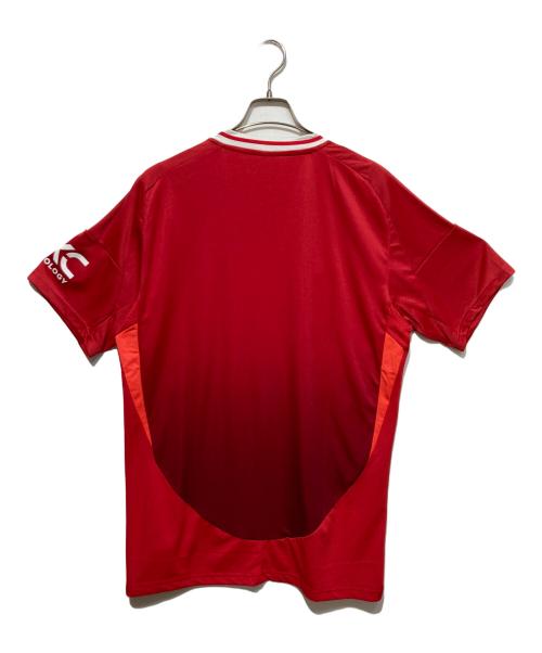 adidas（アディダス）adidas (アディダス) ゲームシャツ レッド サイズ:３ＸＬの古着・服飾アイテム