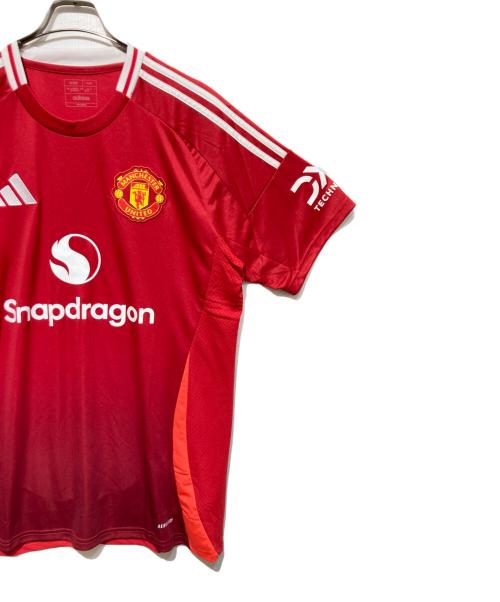 adidas（アディダス）adidas (アディダス) ゲームシャツ レッド サイズ:３ＸＬの古着・服飾アイテム