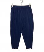 HOMME PLISSE ISSEY MIYAKEオム プリッセ イッセイ ミヤケ）の古着「プリーツパンツ」｜ネイビー