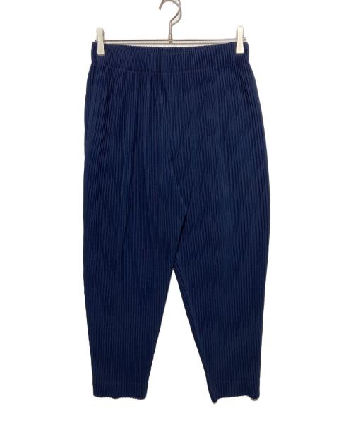 HOMME PLISSE ISSEY MIYAKE（オム プリッセ イッセイ ミヤケ）HOMME PLISSE ISSEY MIYAKE (オム プリッセ イッセイ ミヤケ) プリーツパンツ ネイビー サイズ:1の古着・服飾アイテム