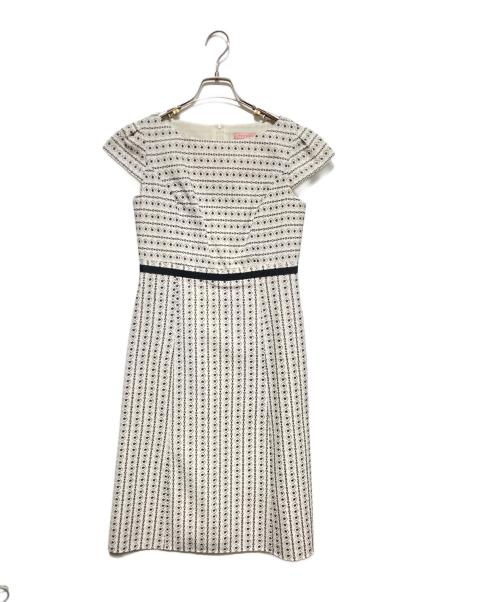 TOCCA（トッカ）TOCCA (トッカ) ICON BORDER ドレス ホワイト×ブラック 未使用品の古着・服飾アイテム