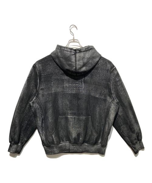 SUPREME（シュプリーム）SUPREME (シュプリーム) MM6 Maison Margiela (エムエムシックスメゾンマルジェラ) Foil Box Logo Hooded Sweatshirt ブラック サイズ:Mの古着・服飾アイテム