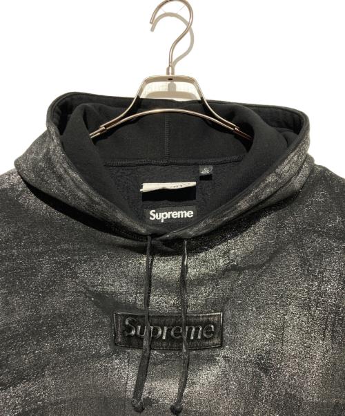 SUPREME（シュプリーム）SUPREME (シュプリーム) MM6 Maison Margiela (エムエムシックスメゾンマルジェラ) Foil Box Logo Hooded Sweatshirt ブラック サイズ:Mの古着・服飾アイテム
