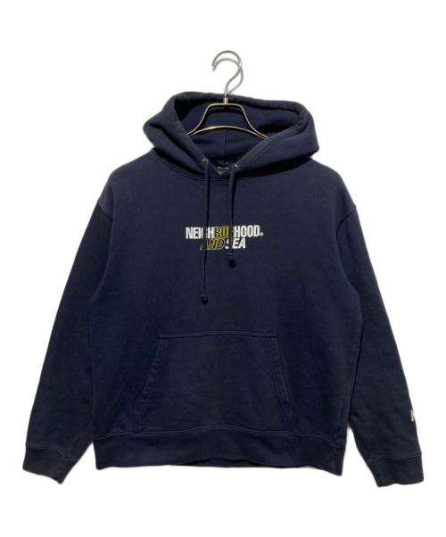 WIND AND SEA（ウィンダンシー）WIND AND SEA (ウィンダンシー) NEIGHBORHOOD (ネイバーフッド) プリントパーカー ネイビー サイズ:Sの古着・服飾アイテム