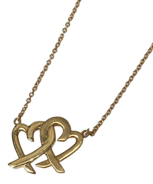TIFFANY & Co.（ティファニー）TIFFANY & Co. (ティファニー) K18ラビングダブルハートネックレスの古着・服飾アイテム