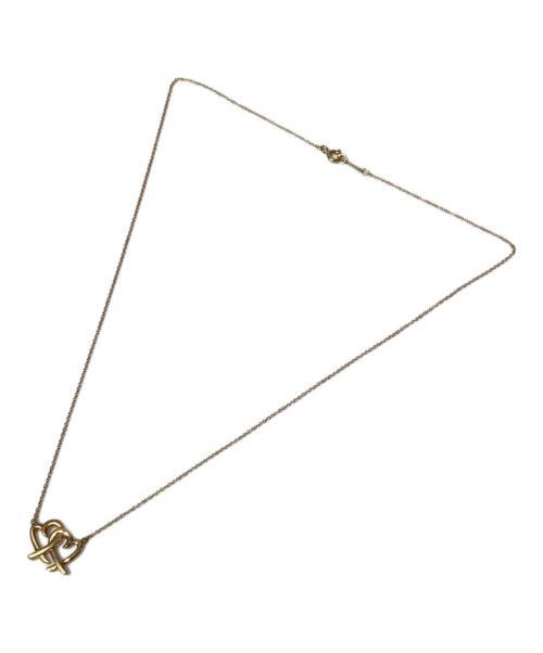TIFFANY & Co.（ティファニー）TIFFANY & Co. (ティファニー) K18ラビングダブルハートネックレスの古着・服飾アイテム