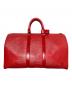 LOUIS VUITTON (ルイ ヴィトン) キーポル45トラベルバッグ レッド：65000円