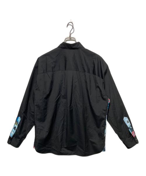 HERALBONY（ヘラルボニー）HERALBONY (ヘラルボニー) デザインシャツ 「迷路」 ブラック サイズ:FREEの古着・服飾アイテム