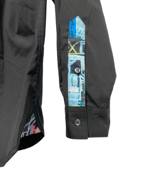 HERALBONY（ヘラルボニー）HERALBONY (ヘラルボニー) デザインシャツ 「迷路」 ブラック サイズ:FREEの古着・服飾アイテム