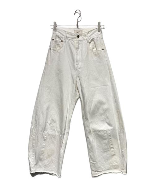 Q.anos（キュアノス）Q.anos (キュアノス) ブルージュデニム ホワイトの古着・服飾アイテム