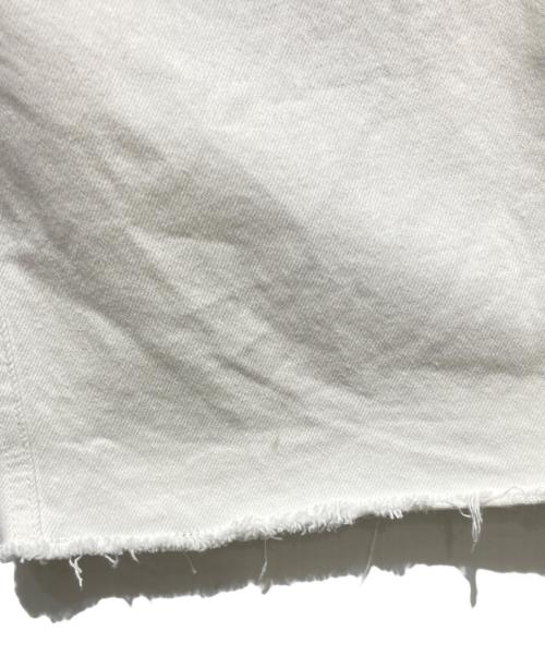 Q.anos（キュアノス）Q.anos (キュアノス) ブルージュデニム ホワイトの古着・服飾アイテム