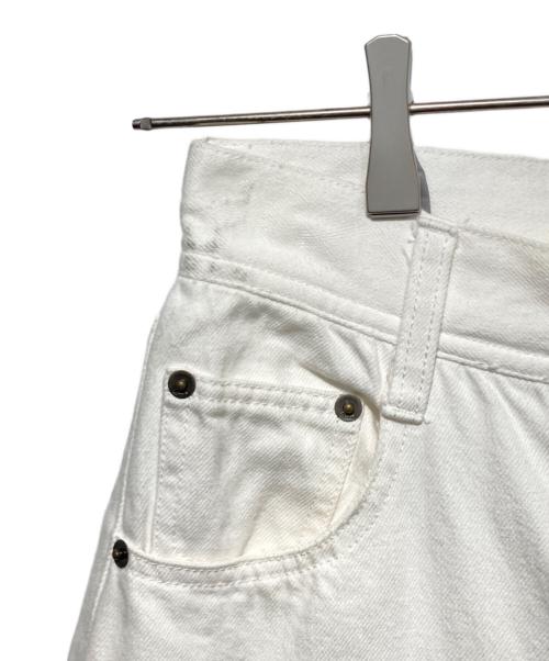 Q.anos（キュアノス）Q.anos (キュアノス) ブルージュデニム ホワイトの古着・服飾アイテム