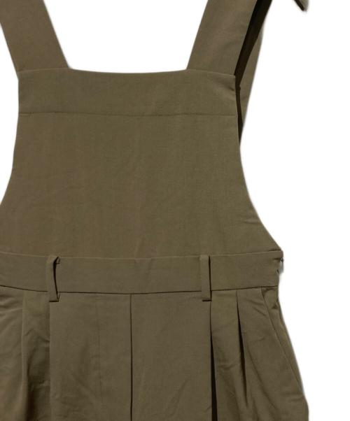 CLANE（クラネ）CLANE (クラネ) BACK RIBBON SUSPENDER SALOPETTE カーキの古着・服飾アイテム