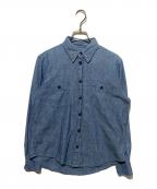 POLO RALPH LAURENポロ・ラルフローレン）の古着「シャンブレーシャツ」｜インディゴ